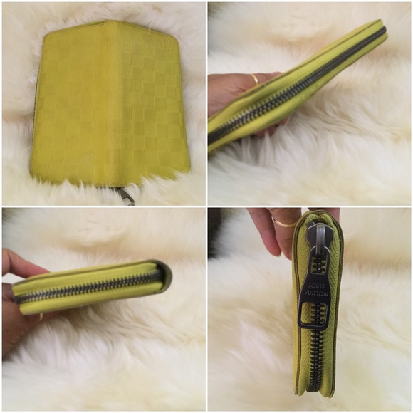 Sale‼️LouisVtn. Zippy Compact Organizer Long Leather Wallet Lemon - Picture 6 of 7